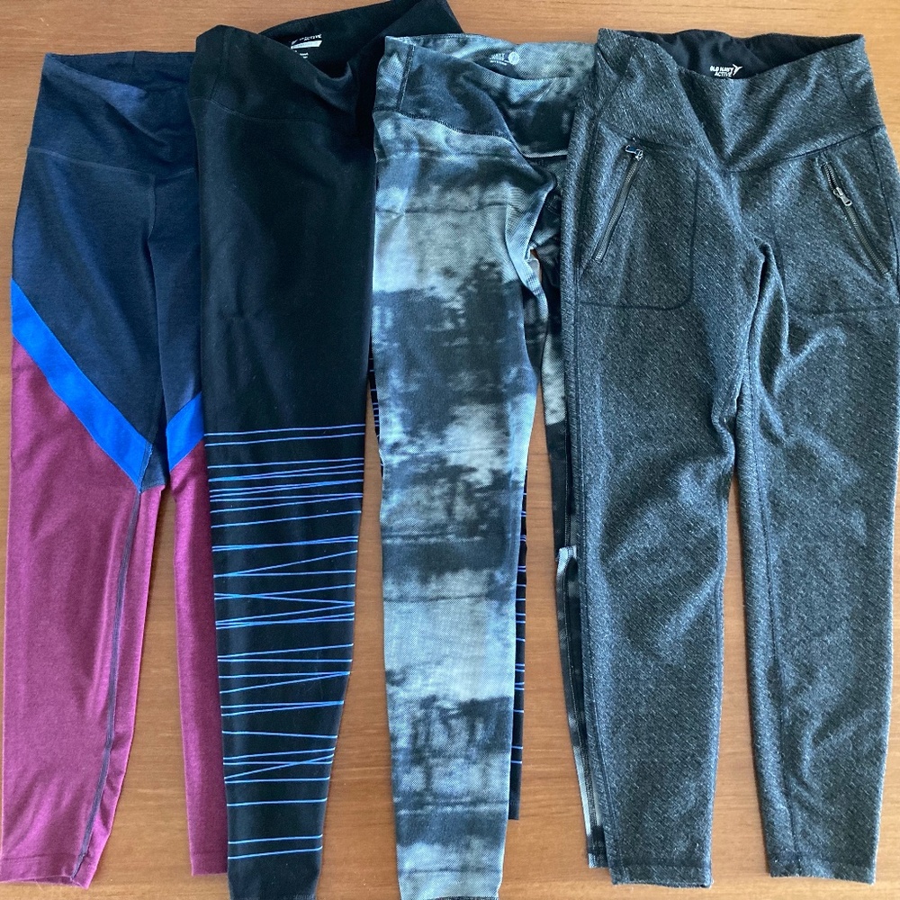 4 SETS of Old Navy Leggings/tights, Size S